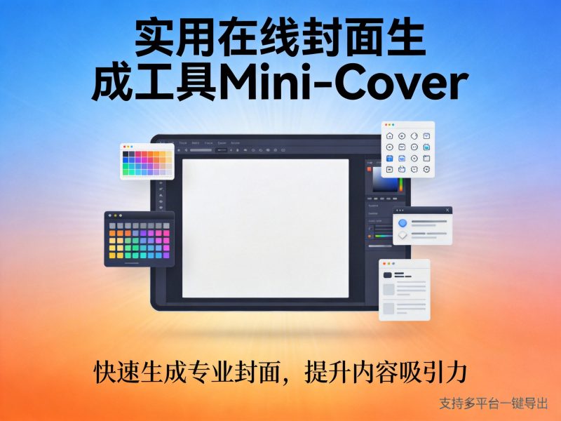 实用在线封面生成工具Mini-Cover-Onceforall