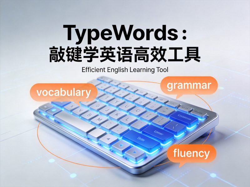 TypeWords:敲键学英语高效工具-Onceforall