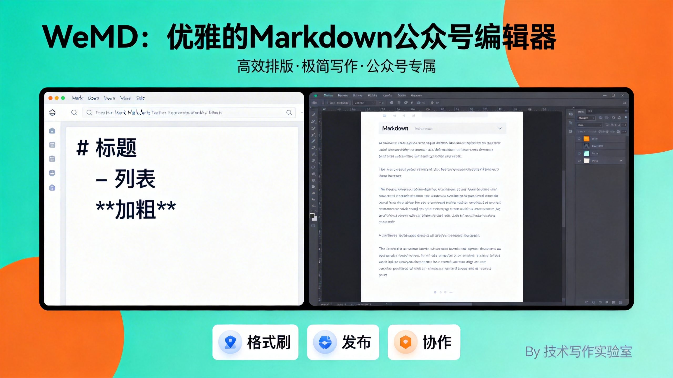 WeMD:优雅的Markdown公众号编辑器-Onceforall